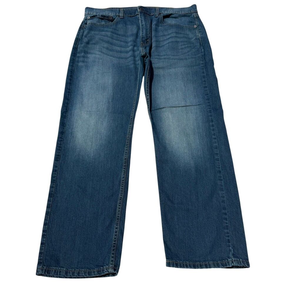 Levi's 505 Regular Fit Jeans Mens 38x30 Blue Denim Straight Leg